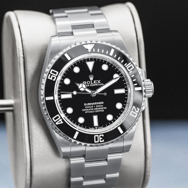 Rolex Submariner No Date 124060 Black Dial 41mm Box & Papers