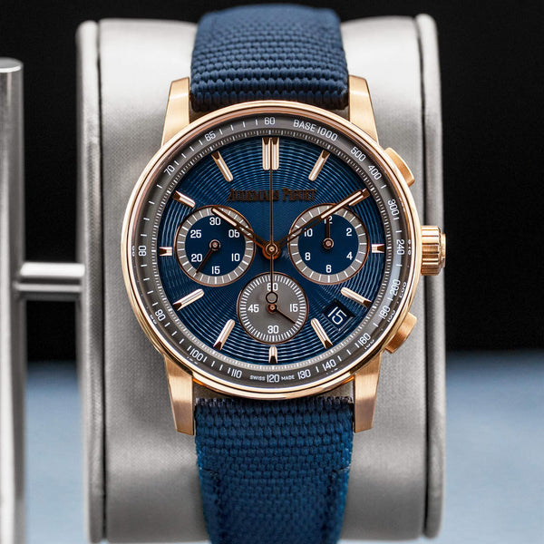 Audemars Piguet Code 11.59 Chronograph Blue Dial 41mm Box & Papers