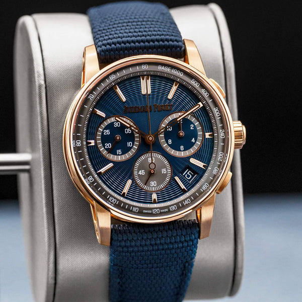 Audemars Piguet Code 11.59 Chronograph Blue Dial 41mm Box & Papers