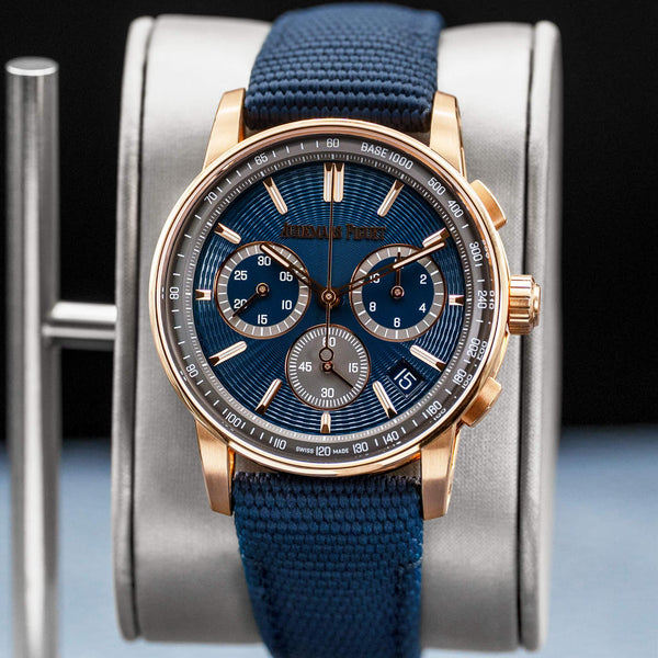 Audemars Piguet Code 11.59 Chronograph Blue Dial 41mm Box & Papers