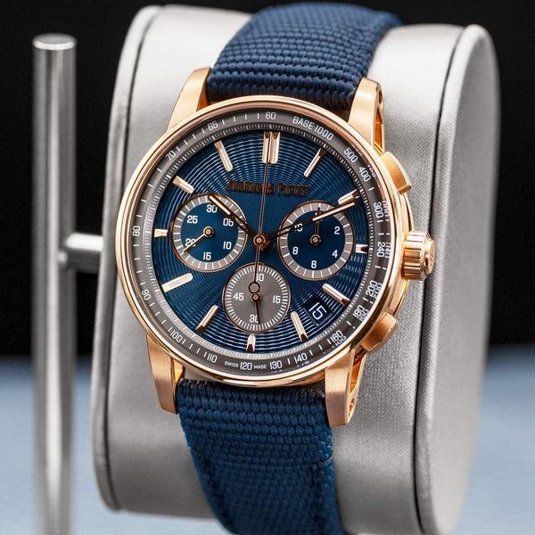 Audemars Piguet Code 11.59 Chronograph Blue Dial 41mm Box & Papers