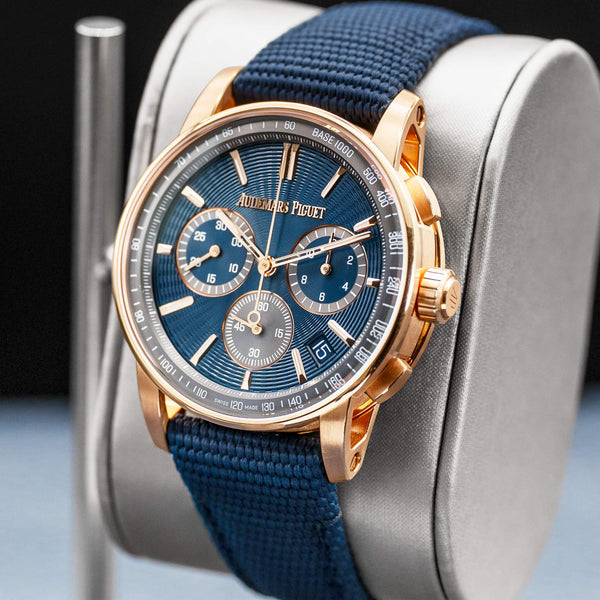 Audemars Piguet Code 11.59 Chronograph Blue Dial 41mm Box & Papers