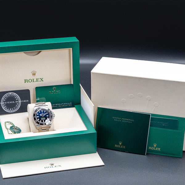 Rolex Deepsea “James Cameron” 136660 Blue Dial 44mm Box & Papers