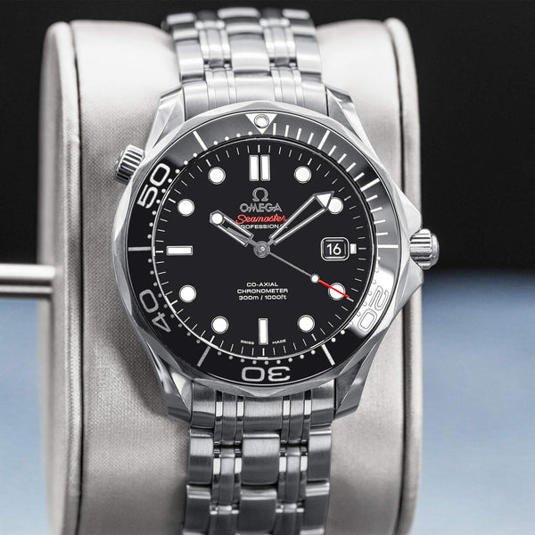 Omega Seamaster Diver 300M Black Dial 41mm 2016 Box & Papers