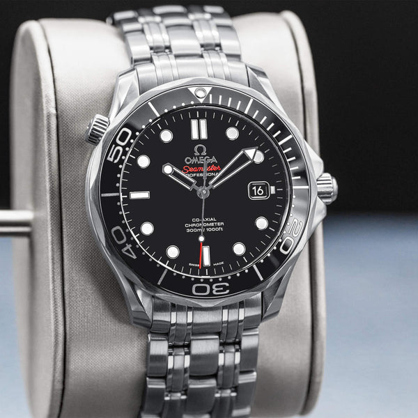 Omega Seamaster Diver 300M Black Dial 41mm 2016 Box & Papers