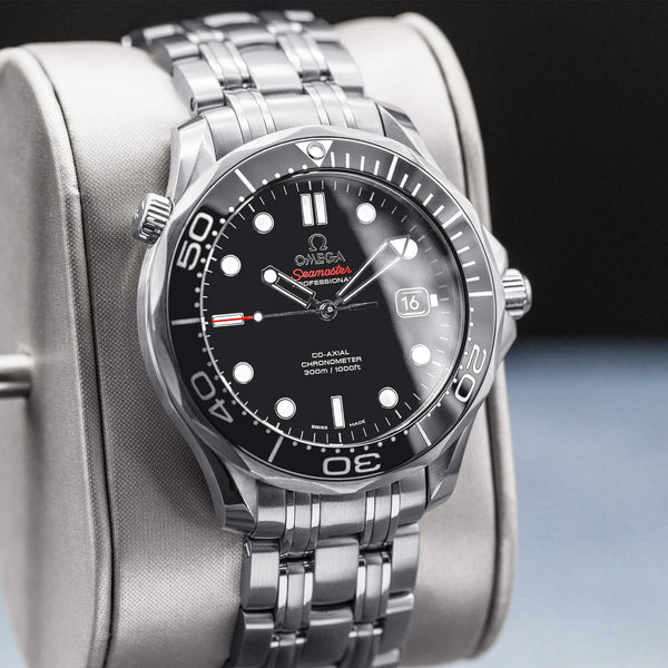 Omega Seamaster Diver 300M Black Dial 41mm 2016 Box & Papers
