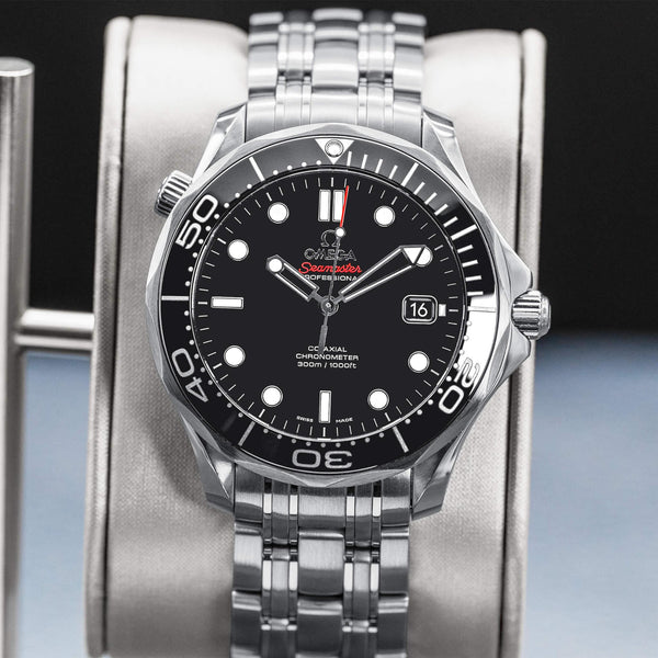 Omega Seamaster Diver 300M Black Dial 41mm 2016 Box & Papers