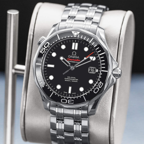 Omega Seamaster Diver 300M Black Dial 41mm 2016 Box & Papers