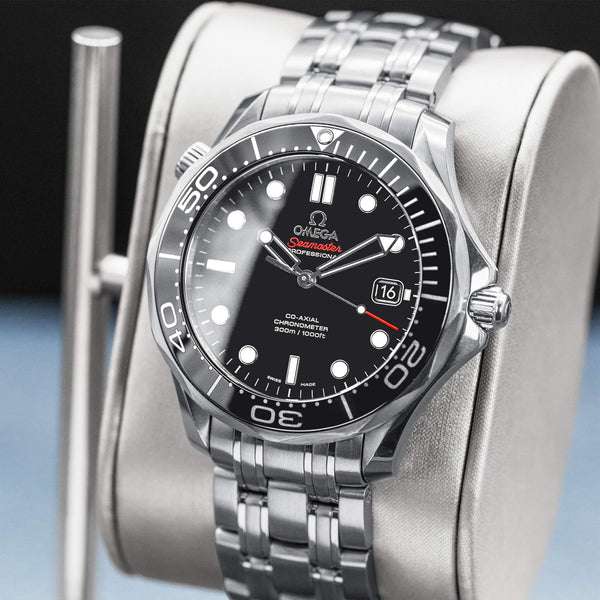 Omega Seamaster Diver 300M Black Dial 41mm 2016 Box & Papers