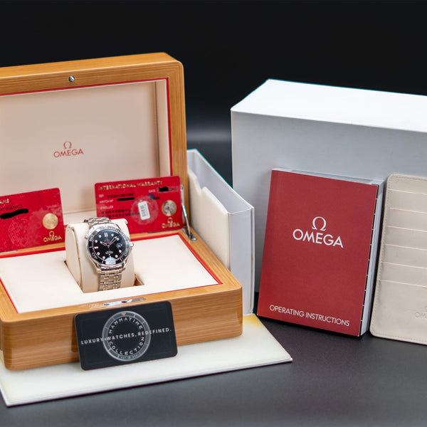 Omega Seamaster Diver 300M Black Dial 41mm 2016 Box & Papers