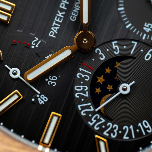 Patek Philippe Nautilus 5712R Rose Gold Brown Dial 40mm Box & Papers