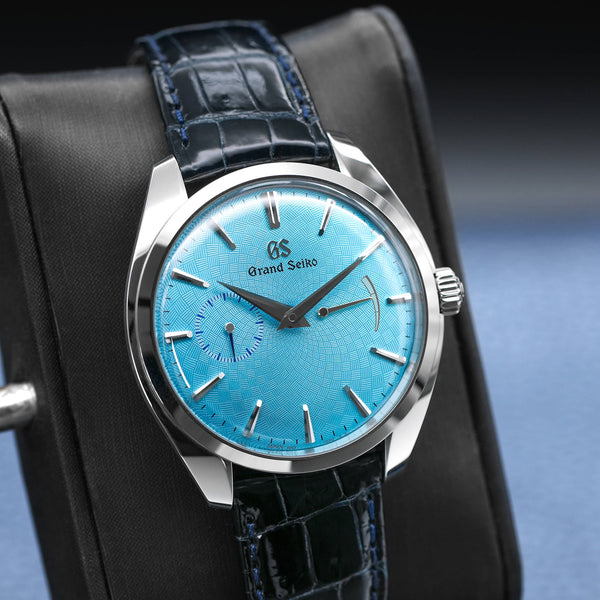 Slight angled view of Grand Seiko SBGK015 “Ryūsendō”