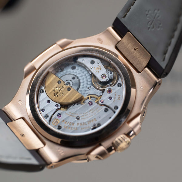 Patek Philippe Nautilus 5712R Rose Gold Brown Dial 40mm Box & Papers