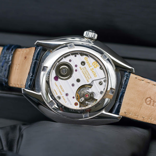 Caseback of Grand Seiko SBGK015 “Ryūsendō” showing movement