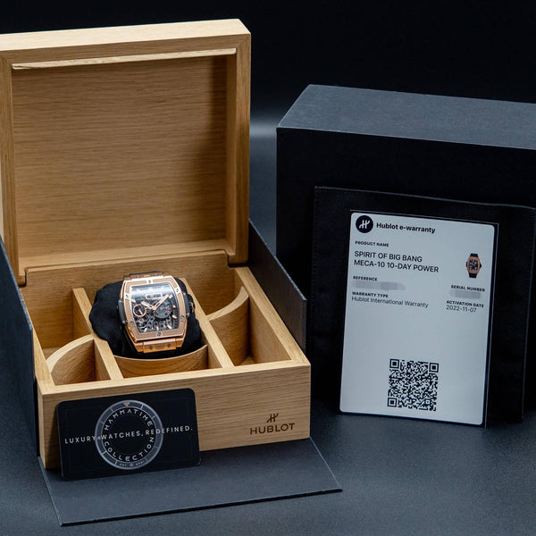 Hublot Spirit of Big Bang Meca-10 45mm 2022 Box & Papers