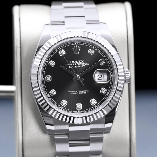Rolex Datejust 126334 Black Diamond Dial 41mm 2026 NEW Box & Papers