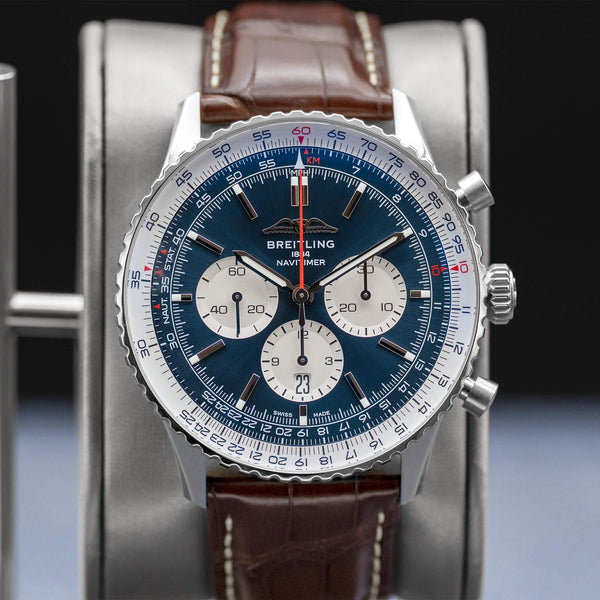 Breitling Navitimer Chronograph Blue Dial 46mm 2025 Box Papers