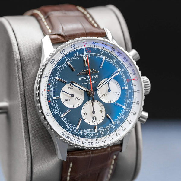 Breitling Navitimer Chronograph Blue Dial 46mm 2025 Box Papers