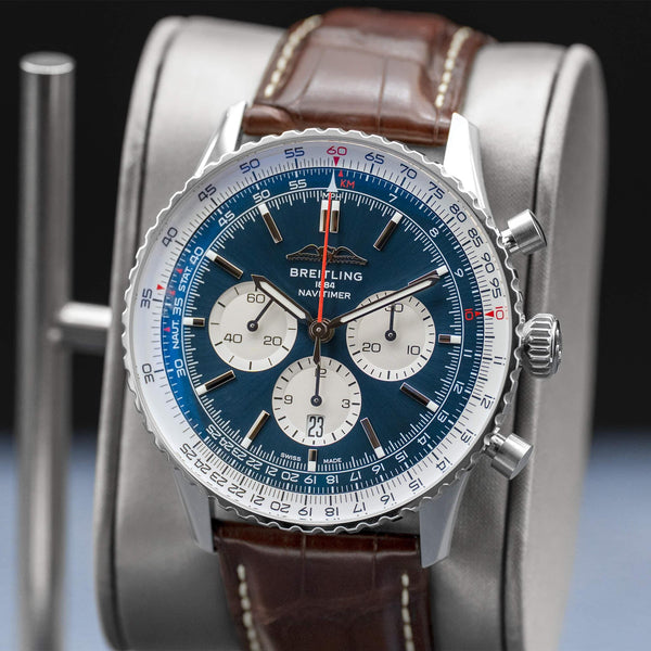 Breitling Navitimer Chronograph Blue Dial 46mm 2025 Box Papers