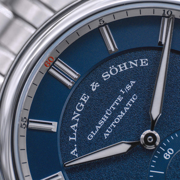 A. Lange & Sohne Odysseus 363.179 Blue Dial 40.5mm Box & Papers