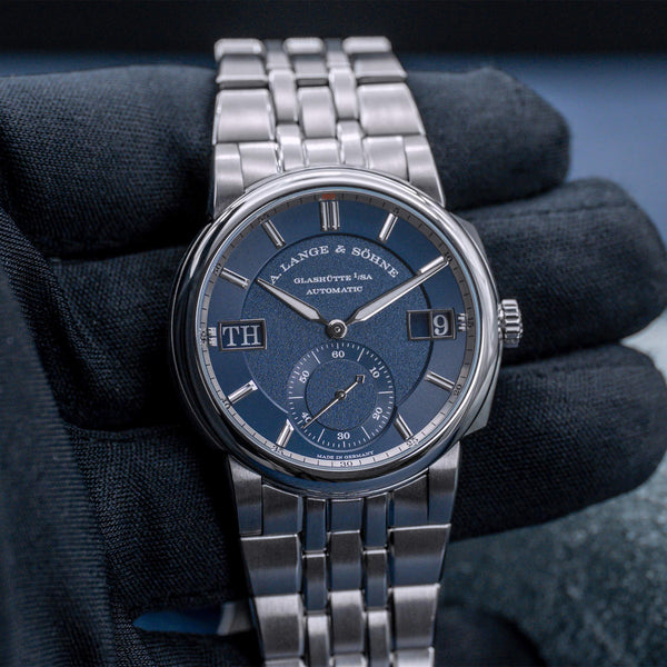 A. Lange & Sohne Odysseus 363.179 Blue Dial 40.5mm Box & Papers