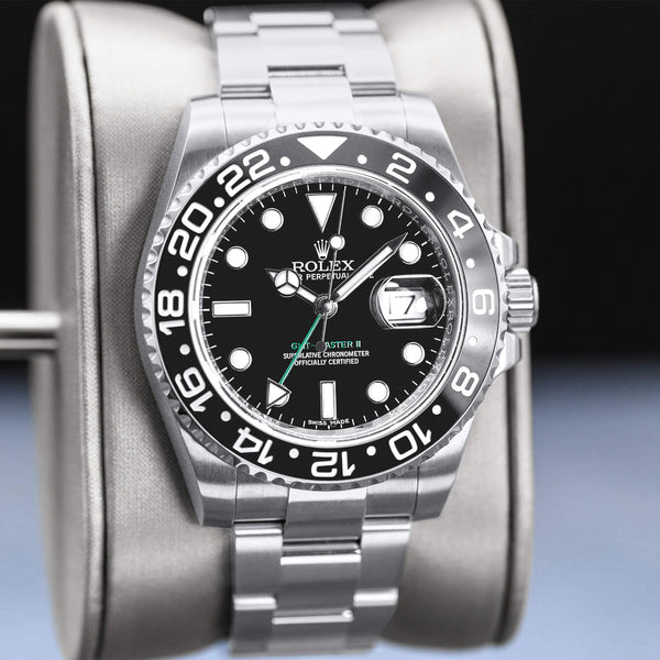 Rolex GMT Master II 116710LN Black Dial 40mm Box & Papers