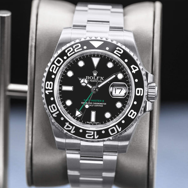 Rolex GMT Master II 116710LN Black Dial 40mm Box & Papers