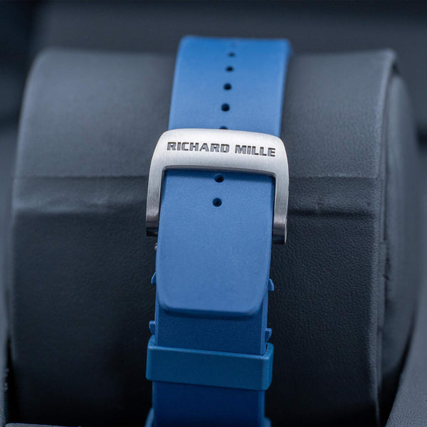 Richard Mille World Timer RM63-02 strap and buckle detail