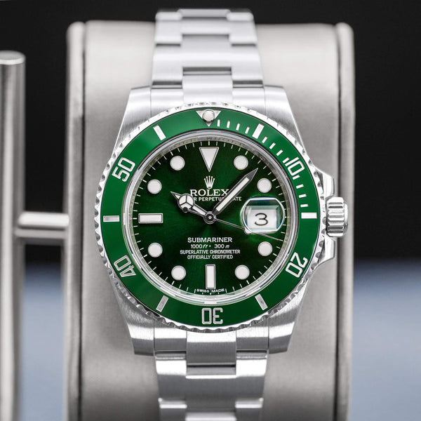 Rolex Submariner “Hulk” 116610LV Green Dial 40mm 2020 Box & Papers