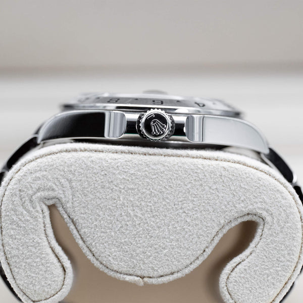 Opposite side view of Rolex Explorer II 226570 Black Dial 2023