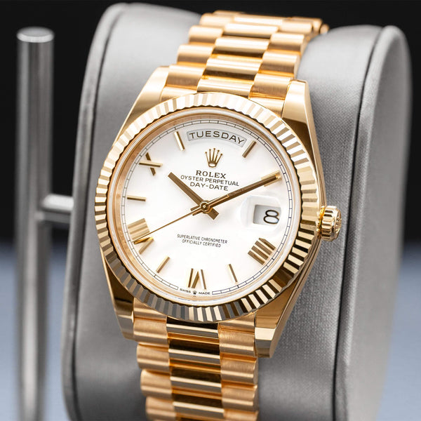 Rolex Day-Date 228238 White Dial 40mm 2025 Box & Papers