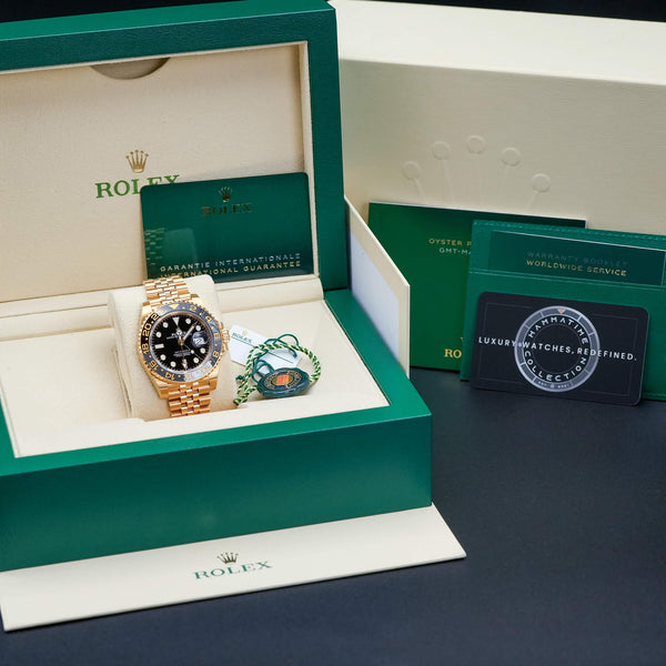 Rolex GMT Master II 126718GRNR 40mm Box & Papers