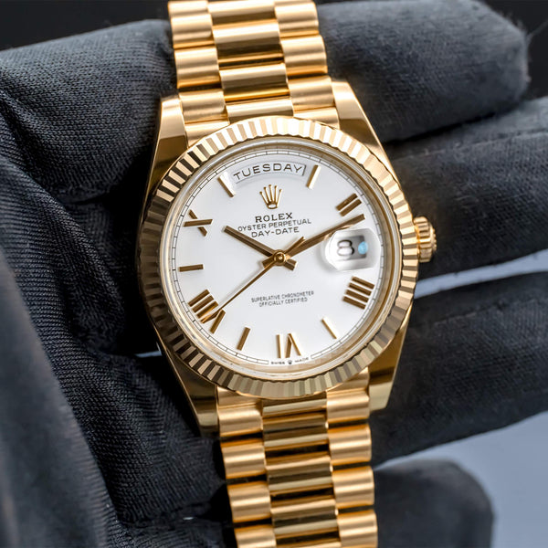 Rolex Day-Date 228238 White Dial 40mm 2025 Box & Papers