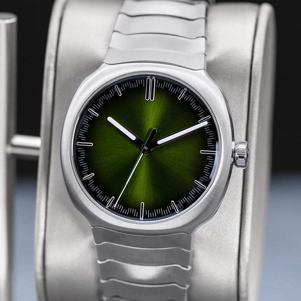 H.Moser & Cie Streamliner Matrix Green 6201-1200 40mm 2024 NEW Box & Papers