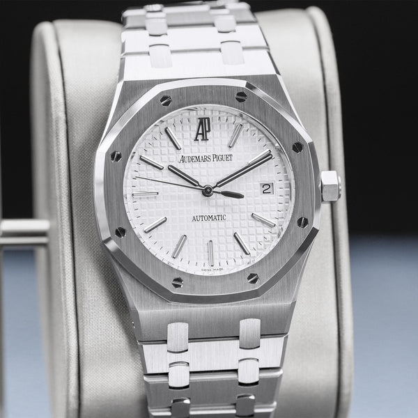Audemars Piguet Royal Oak 15300ST White Dial 39mm Box & Papers