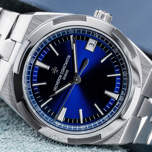 Vacheron Constantin Overseas 4520V Blue Dial 41mm Box & Papers