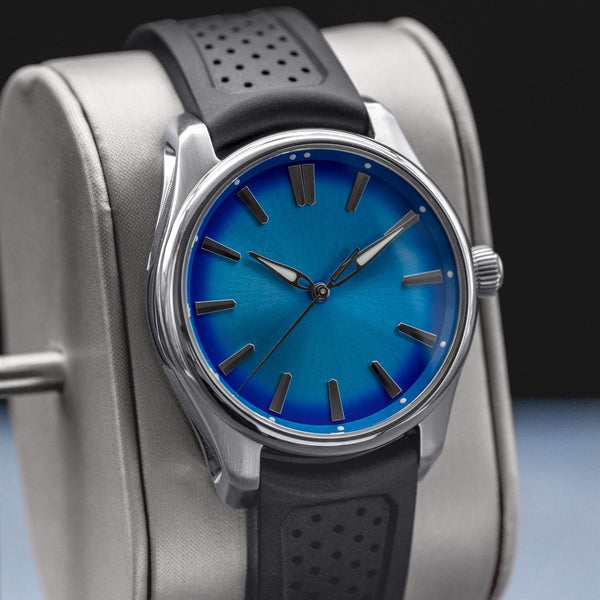 H. Moser & Cie Pioneer 3200-1217 Artic Blue Dial 40mm 2023 Box & Papers