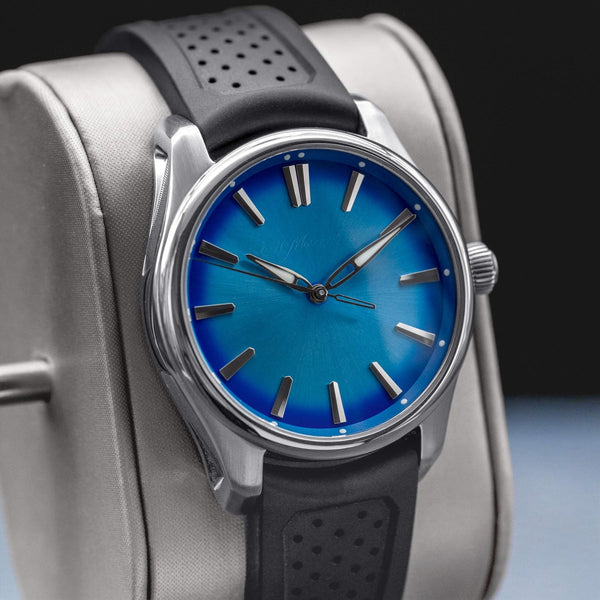 H. Moser & Cie Pioneer 3200-1217 Artic Blue Dial 40mm 2023 Box & Papers