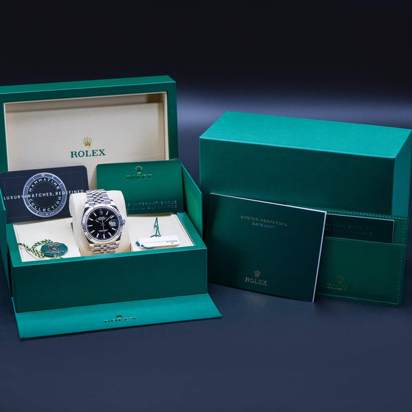 Rolex Datejust 126334 Black Dial with box and papers