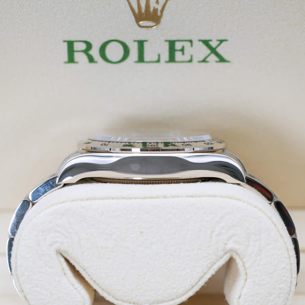 Rolex Daytona “Baby LeMans” 126509 White Gold Black Dial 40mm Box & Papers