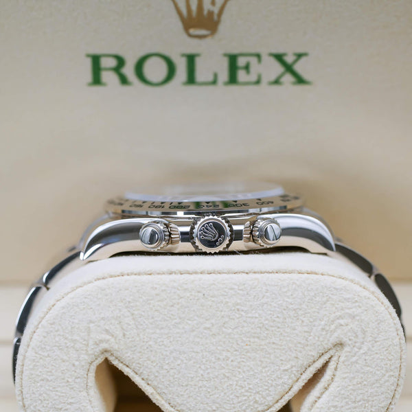 Rolex Daytona “Baby LeMans” 126509 White Gold Black Dial 40mm Box & Papers