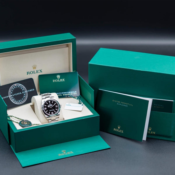 Rolex Explorer Black Dial 224270 Box & Papers