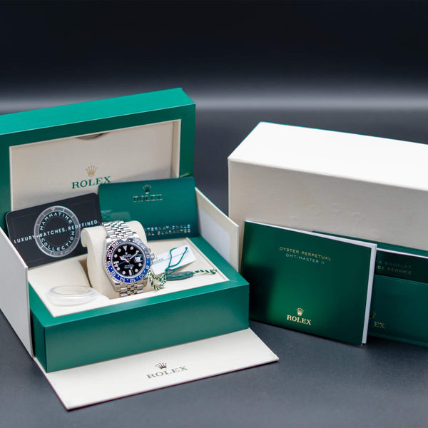 Rolex GMT Master II 126710BLNR “Batgirl” 40mm Box & Papers