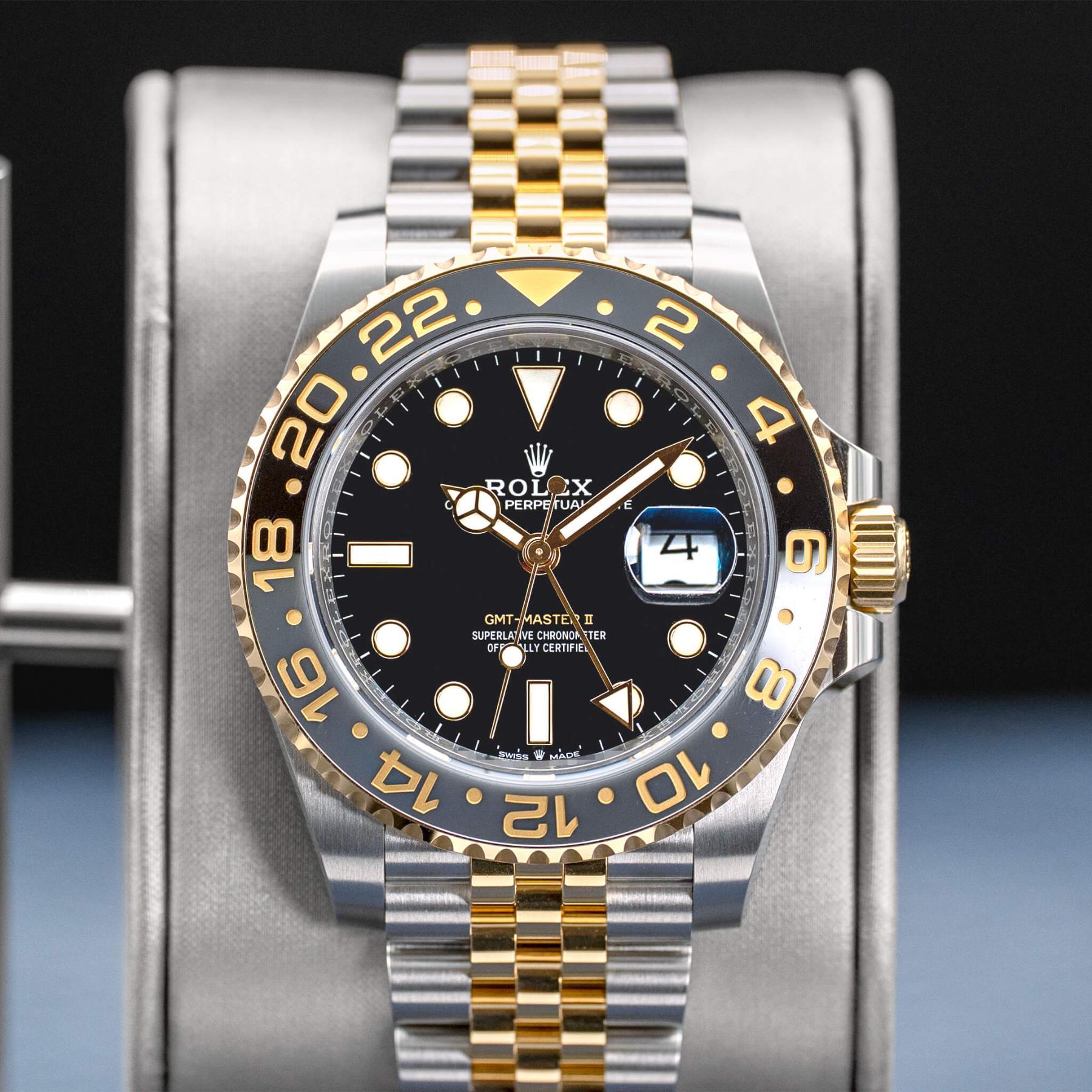 Rolex GMT Master II “Zombie” 126713GRNR Two Tone Black Dial 40mm