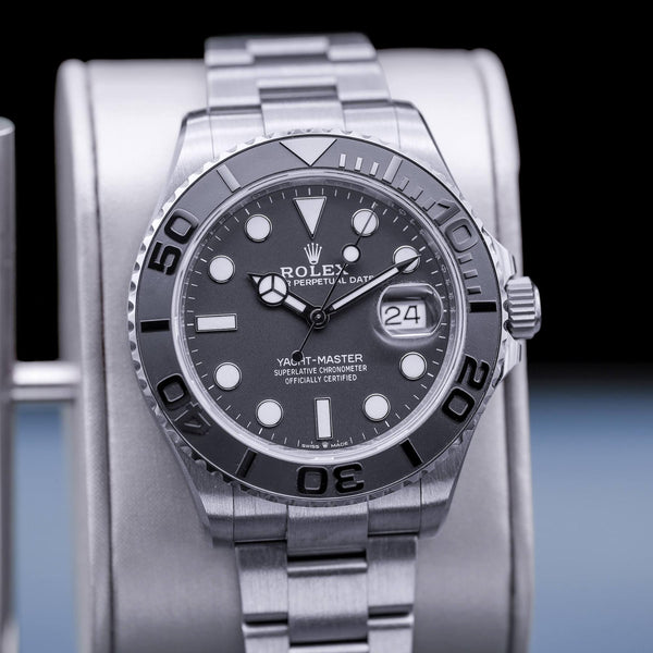 Rolex Yacht Master Titanium Black Dial 226627 42mm Box & Papers