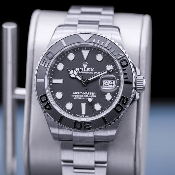 Rolex Yacht Master Titanium Black Dial 226627 42mm Box & Papers