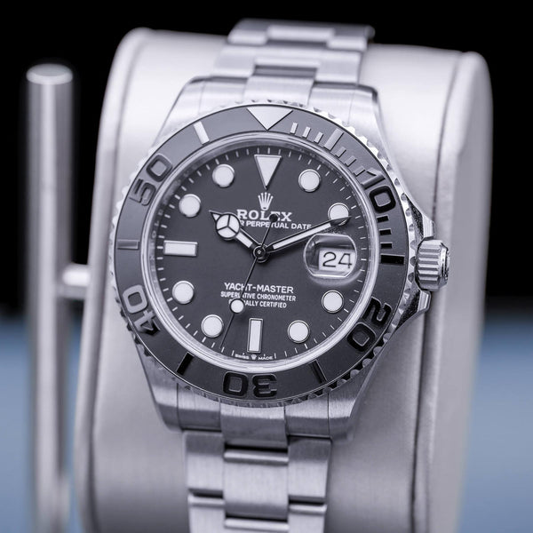 Rolex Yacht Master Titanium Black Dial 226627 42mm Box & Papers
