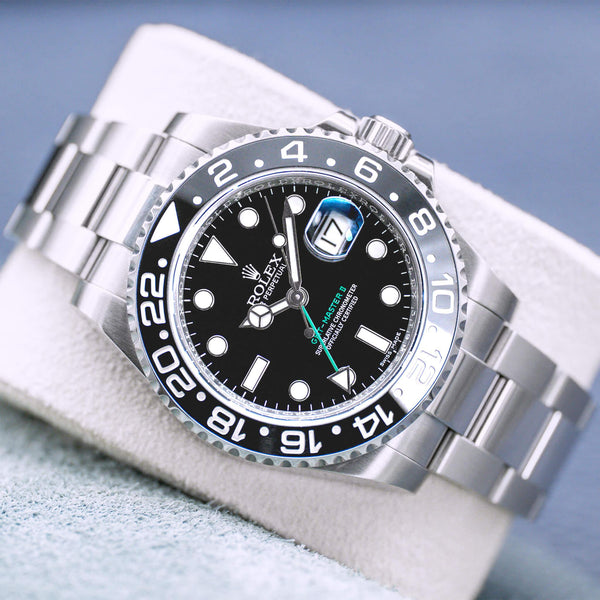 Rolex GMT Master II 116710LN Black Dial 40mm Box & Papers