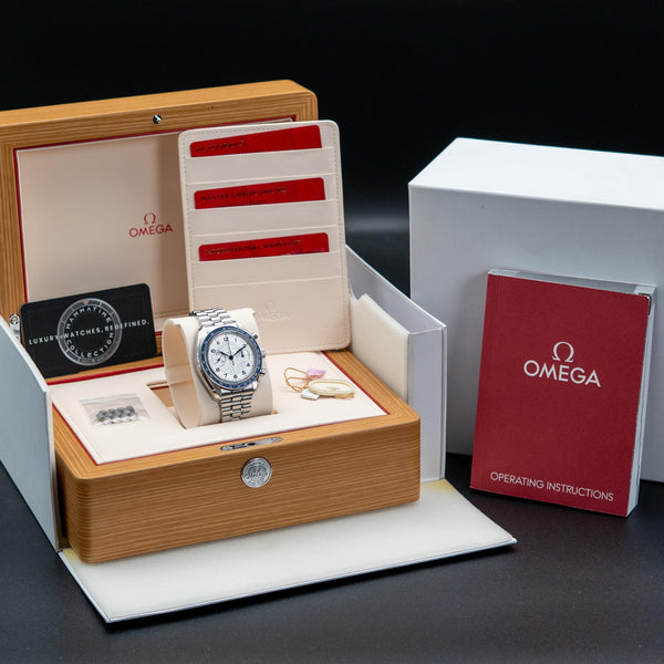 Omega Speedmaster Chronoscope White Dial with box and papers