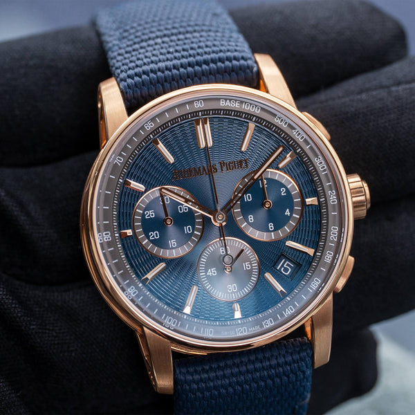 Audemars Piguet Code 11.59 Chronograph Blue Dial 41mm Box & Papers